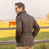 Madison Creek Outfitters, Adventurer Diamond Quilted Nylon Jacket - Gunmetal