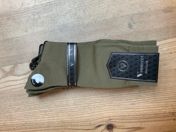 Vannucci Couture, Khaki Dress Socks