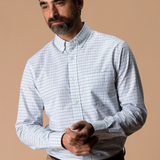 Duck Head, Cotton Cashmere Poplin Sport Shirt, Spruce Mist