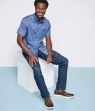 Printed Navy Multi Cocktail short sleeve