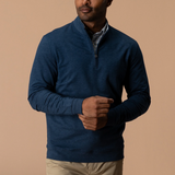 Duck Head, Dunmore Performance 1/4 Zip, Royal Navy Heather