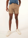 The Tahoes everywhere short 6.0 inseam / Color mid Khaki