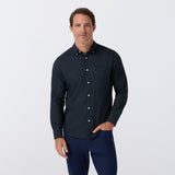 Mizzen+Main, Kennedy LS Dress Shirt, Navy Everett Grid