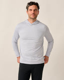Johnnie-O, Talon Featherweight Performance Hoodie, Light Gray