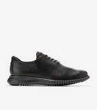 Cole Haan Men's 2.ZERØGRAND Laser Wingtip Oxfords - Black/Black