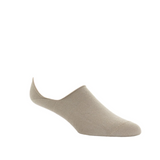 Dapper Classics, TAUPE WITH CREAM DOTS FINE MERINO WOOL HIGH VAMP NO-SHOW SOCK (Copy)