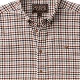 Madison Creek Outfitters, Branch Button-Down Check Shirt - Brown / Grey