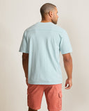 Kauai Keys short sleeve tee / Color Sterling blue