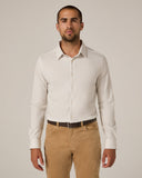 7 Diamonds Monty Long Sleeve Shirt, Natural =