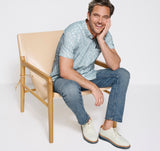 Printed Grey Pelican short sleeve shirt