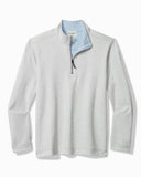 Tommy Bahama, Flipview Reversible Half-Zip Sweatshirt, Micro Chip Heather