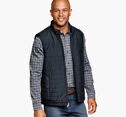 Johnston & Murphy, KENNER REVERSIBLE VEST, Navy