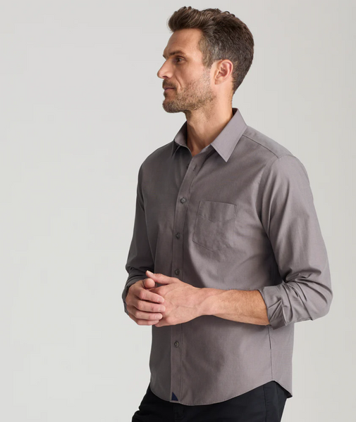 UNTUCKIT, Wrinkle-Free Sangiovese Shirt, Gray