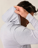 Johnnie-O, Talon Featherweight Performance Hoodie, Light Gray