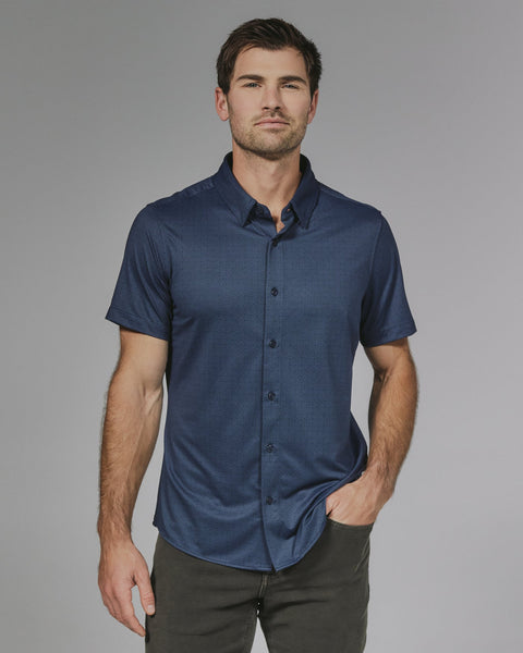 7 Diamonds Ludlow SS Shirt Midnight