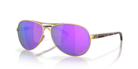 Oakley, Feedback, Satin Gold Frames w/ Prizm Violet Polarized Lenses, 0OO4079 **  (box 5638) ** =
