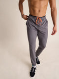 The steel grey joggers