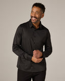 7 Diamonds Turner Long Sleeve Shirt, Black =