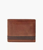 Fossil, Quinn Flip ID Bifold, Brown