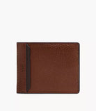 Fossil, Huntington Bifold with Flip ID, Medium Brown