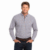 Madison Creek Outfitters, Branch Button-Down Check Shirt - Blue / Brown