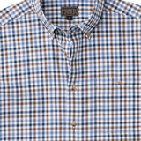 Madison Creek Outfitters, Branch Button-Down Check Shirt - Blue / Brown