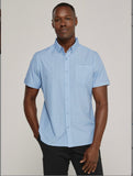 7 diamond short sleeve button up