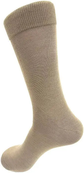 Vannucci Couture, Beige Dress Socks