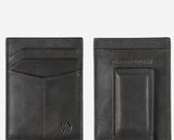 Johnston & Murphy, Rhodes Front Pocket Wallet, Black Full Grain / Tan Full Grain