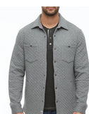 Flag and Anthem Quilted Shirt Jacket