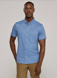 7 diamond short sleeve button up