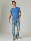 Lucky Brand Venice Burnout  V Neck