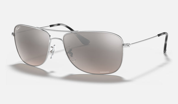 Ray-Ban Metal Unisex Silver + Grey Mirror, 0RB3543