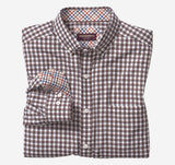 Johnston & Murphy, Long Sleeve Twill Checked Shirt