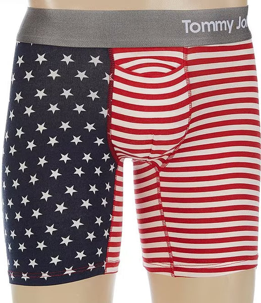 Tommy John Cool Cotton Boxer Brief 4” - US Flag