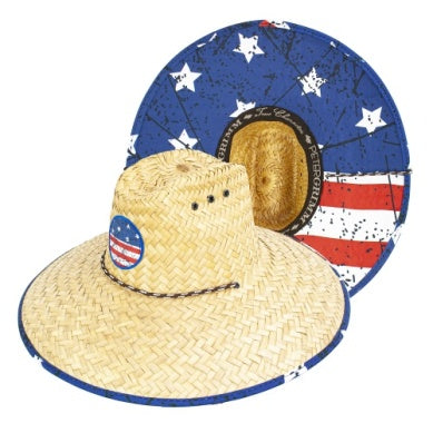 Peter Grimm Lifeguard Straw Hat - Americano