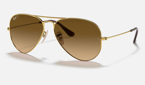 Ray-Ban Aviator Large Metal Arista + Brown Gradient, 0RB3025