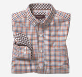 Johnston & Murphy, Long Sleeve Twill Checked Shirt