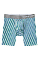 Tommy John Cool Cotton Boxer Brief - Arctic Checkered Pinstripe