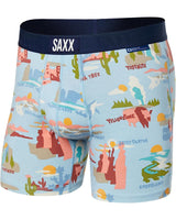 SAXX ULTRA SUPER SOFT Boxer Brief / Park Tour Guide Blue