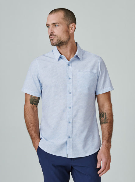 7 Diamonds Enigma Short Sleeve - Blue