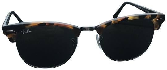 Ray-Ban CLUBMASTER FLECK Lenses: Green Classic G-15  +  Frame: Tortoise, 3016