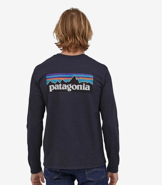 Patagonia Men's Long-Sleeved P-6 Logo Responsibili-Tee®