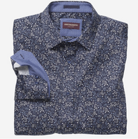 Johnston & Murphy Printed Cotton Shirt