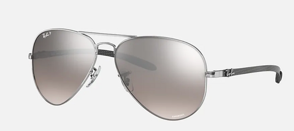 Ray-Ban RB8317CH CHROMANCE Lenses: Polarized Polarized Silver Chromance Mirror  +  Frame: Silver, 8317