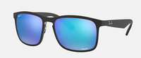 Rayban RB4264 CHROMANCE Lenses: Polarized Polarized Blue Chromance Mirror  +  Frame: Black, 4264