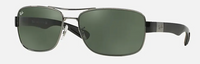 Ray-Ban RB3522 Lenses: Green Classic  +  Frame: Gunmetal, 3522