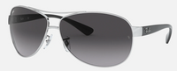 Ray-Ban RB3386 Lenses: Grey Gradient  +  Frame: Silver, 3386