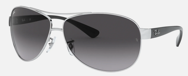 Ray-Ban RB3386 Lenses: Grey Gradient  +  Frame: Silver, 3386