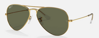 Ray-Ban Aviator Large Metal AVIATOR CLASSIC Lenses: Polarized Green G-15 Classic  +  Frame: Gold 3025